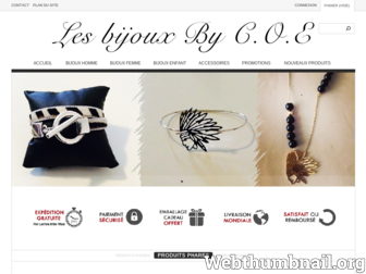 coe-bijoux.fr website preview