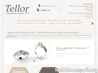 tellor-diamantaire.fr website preview