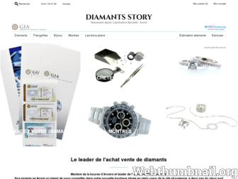 diamantsstory.com website preview