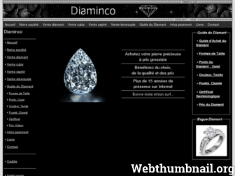 diaminco.com website preview