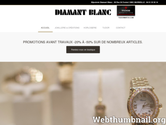 diamantblanc.fr website preview