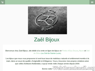zaelbijoux-perles.fr website preview