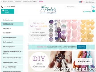 i-perles.fr website preview