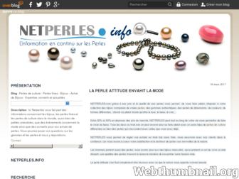 netperles.info website preview