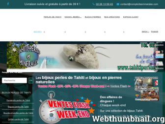 tahitiperlesetmineraux.com website preview