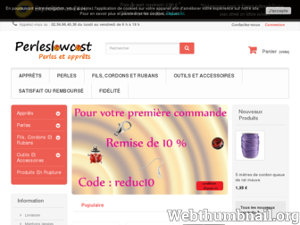 perleslowcost.com website preview