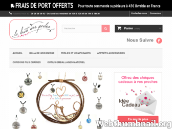 le-bruit-des-perles.fr website preview