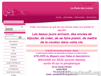 perledesloisirs.fr website preview