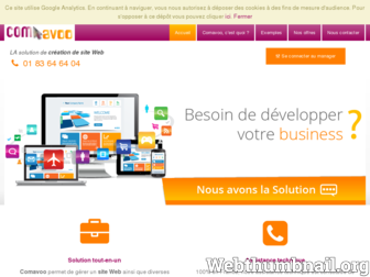 comavoo.fr website preview
