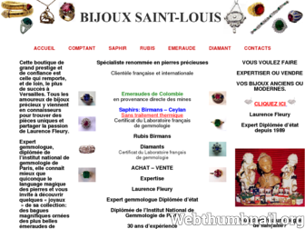 bijoux-saint-louis.com website preview
