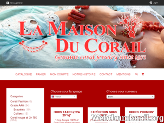maisonducorail.com website preview