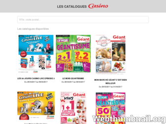 catalogue.casino.fr website preview