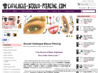 catalogue-bijoux-piercing.com website preview