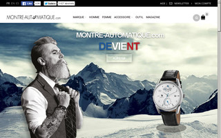 montre-automatique.com website preview