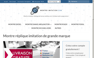 montre-imitation.com website preview
