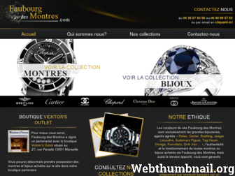 faubourg-des-montres.com website preview