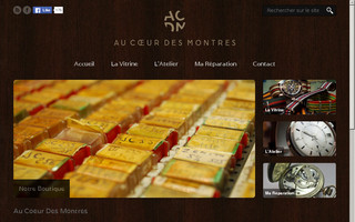 aucoeurdesmontres.com website preview