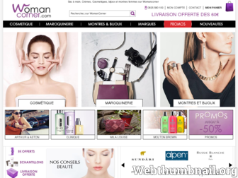 womancorner.com website preview