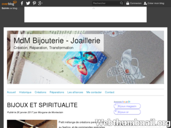 mdmbijouterie.over-blog.com website preview