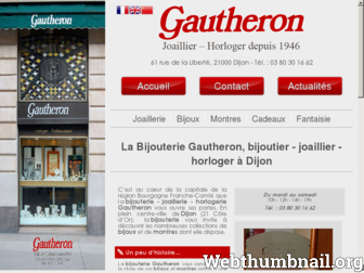 bijouteriegautheron.fr website preview