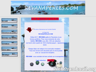 revanaperles.com website preview
