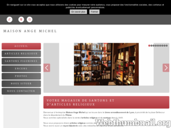 maison-ange-michel.fr website preview