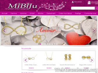 mibiju.fr website preview