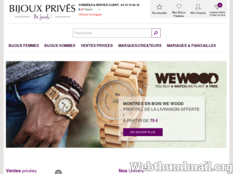 bijouxprives.com website preview