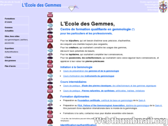 ecoledesgemmes.fr website preview