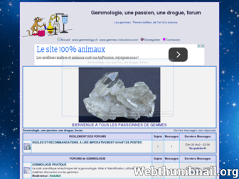 gemmes.forumactif.com website preview
