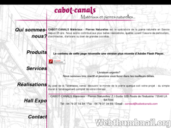 cabotcanals.com website preview