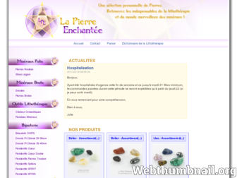 lithotherapie-pierres.com website preview