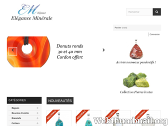 elegance-minerale.com website preview