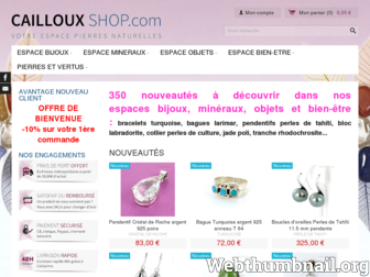 cailloux-shop.com website preview