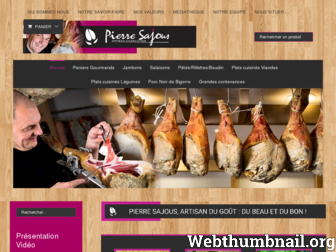 pierresajous.com website preview