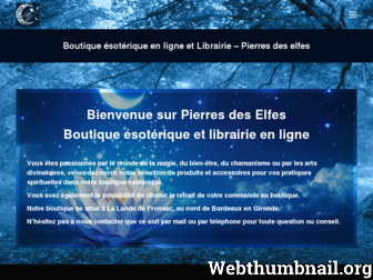 pierresdeselfes.fr website preview