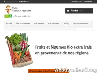 panier-cueillette-paysanne.fr website preview