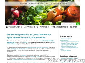 panierbio47.fr website preview