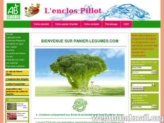 panier-legumes.oxatis.com website preview