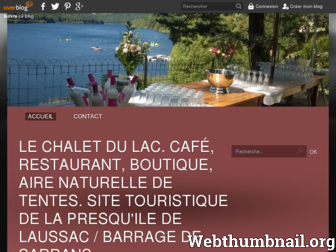 laussac.over-blog.com website preview