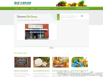 biocreuse.fr website preview