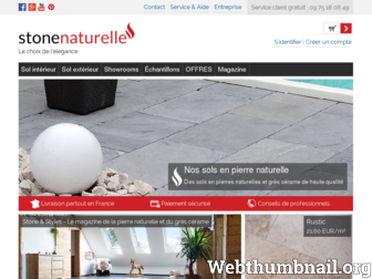stonenaturelle.fr website preview