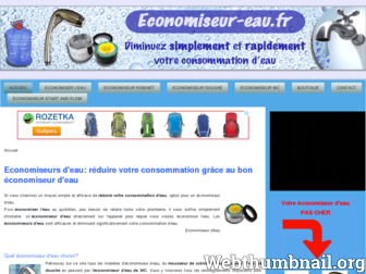economiseur-eau.fr website preview