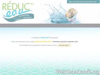 reduc-eau.fr website preview