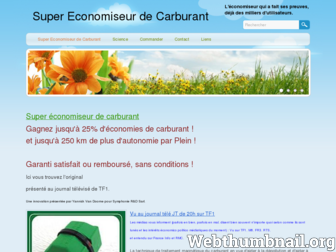 supereconomiseurdecarburant.com website preview