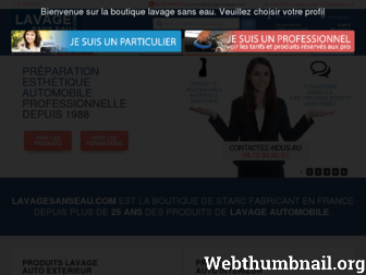 lavagesanseau.com website preview