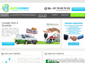 autocleaner.fr website preview