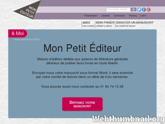 monpetitediteur.com website preview