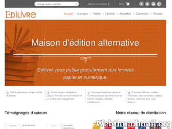 edilivre.com website preview