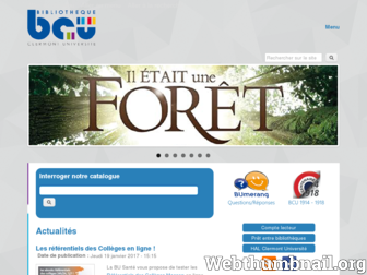 bibliotheque.clermont-universite.fr website preview